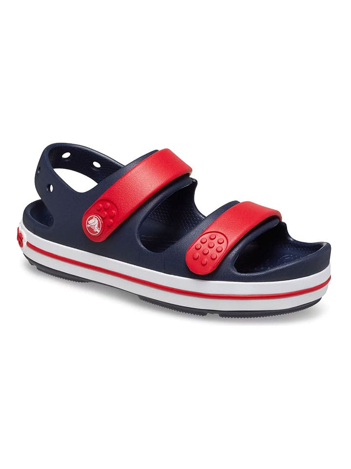 Crocs Sandały "Crocband Cruiser" w kolorze czerwono-granatowym rozmiar: 33/34