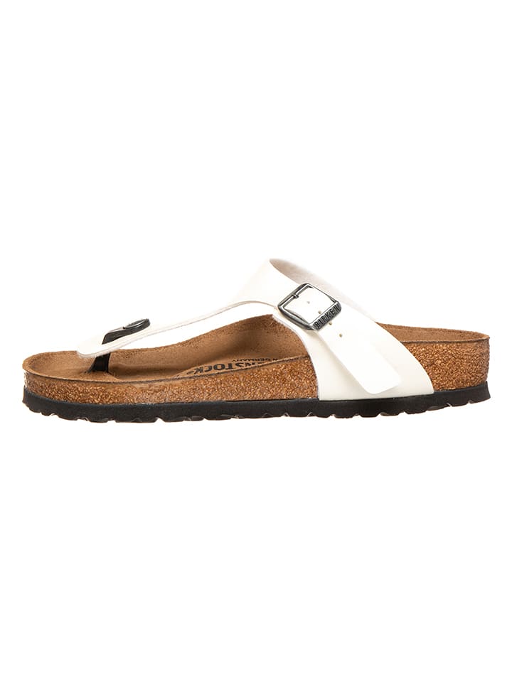 Birkenstock Japonki "Gizeh" w kolorze białym rozmiar: 39