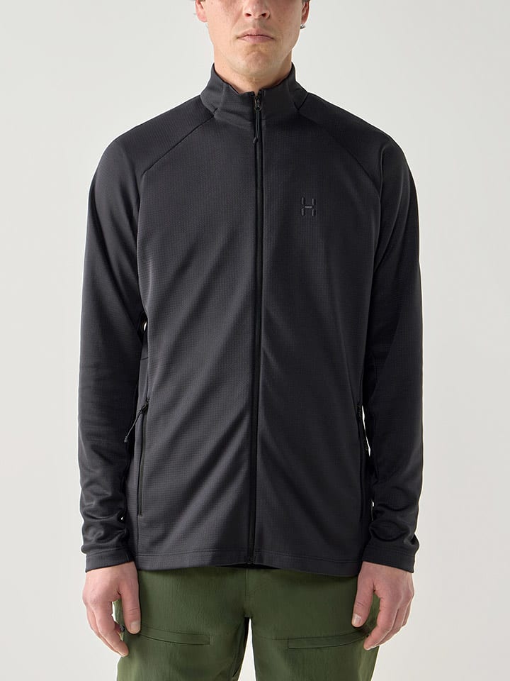 Haglöfs Kurtka polarowa "Korp Mid" w kolorze czarnym rozmiar: M