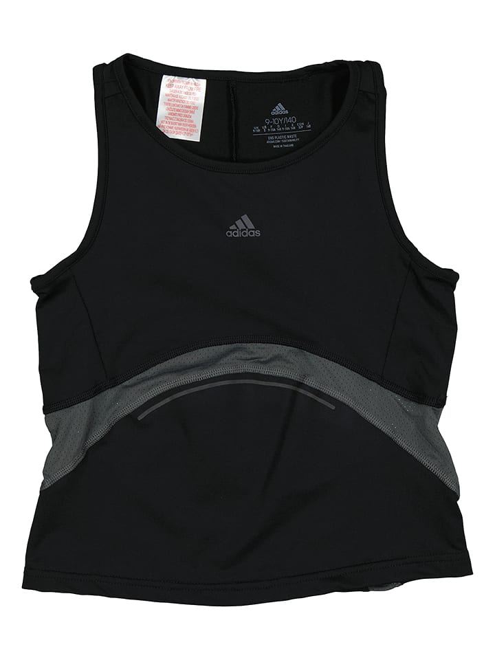 adidas Top sportowy w kolorze czarnym rozmiar: 128