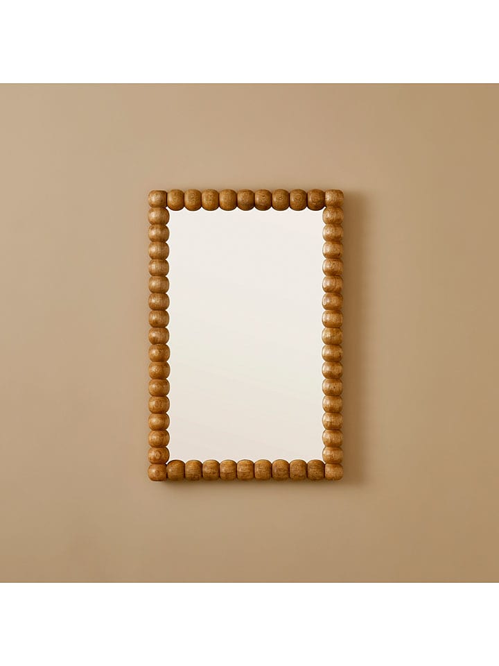 BELLA MAISON Lustro ścienne "Bubble" w kolorze jasnobrązowym - 46 x 68 cm rozmiar: onesize