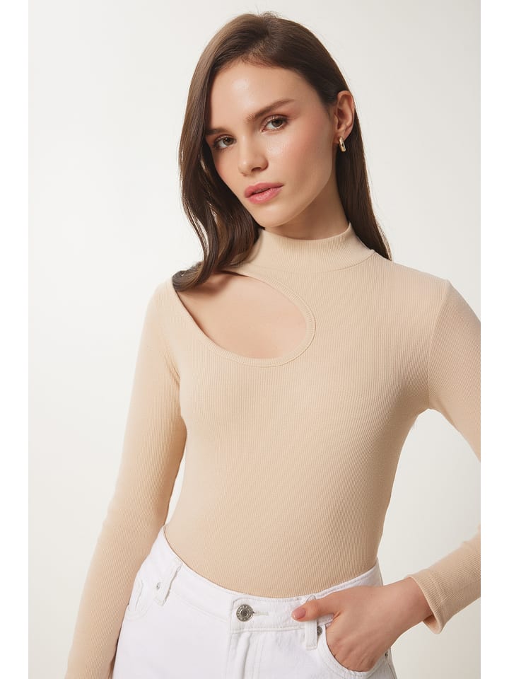 Happiness Istanbul Koszulka w kolorze kremowym rozmiar: S/M