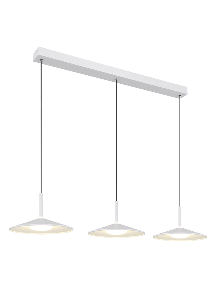 Globo lighting Lampa wisząca LED w kolorze białym - 95 x 25 x 150 cm rozmiar: onesize