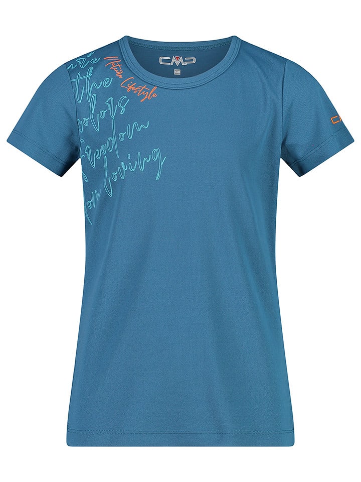 CMP Koszulka funkcyjna w kolorze niebieskim rozmiar: 98