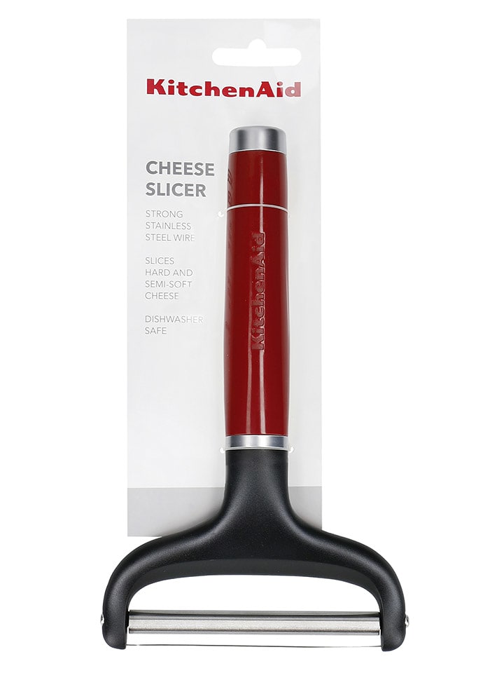 KitchenAid Obieraczka w kolorze czarno-czerwonym do sera - dł. 20 cm rozmiar: onesize