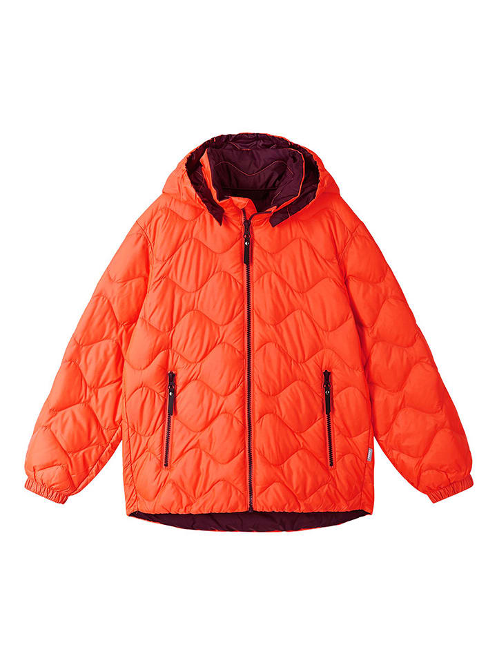 Reima Kurtka pikowana "Fossila" w kolorze pomarańczowym rozmiar: 152