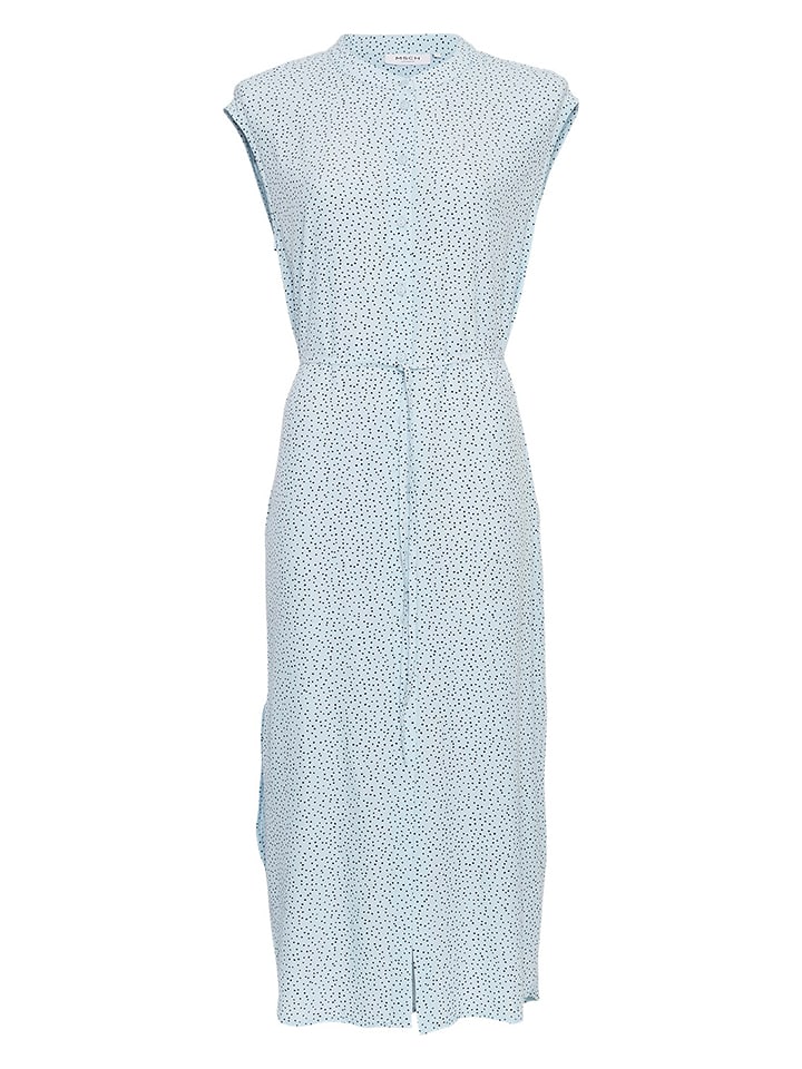 MOSS COPENHAGEN Sukienka "Samera Morocco" w kolorze błękitnym rozmiar: S