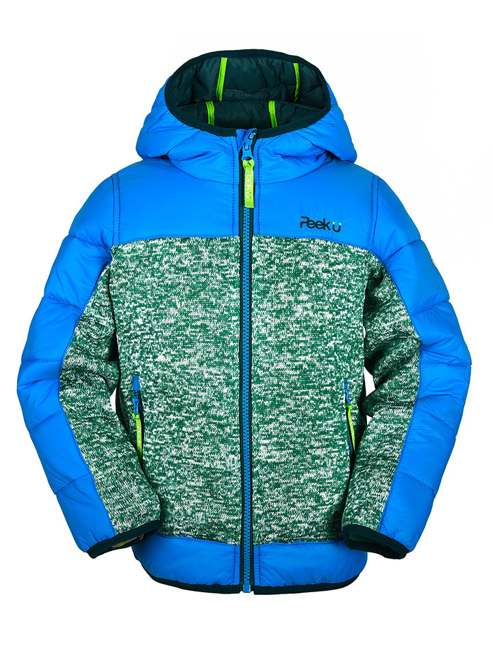 Peek U Kurtka hybrydowa "Lynx" w kolorze niebiesko-turkusowym rozmiar: 104