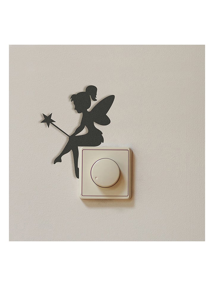 hippodino Dekoracja ścienna w kolorze czarnym - 12 x 15 cm rozmiar: onesize