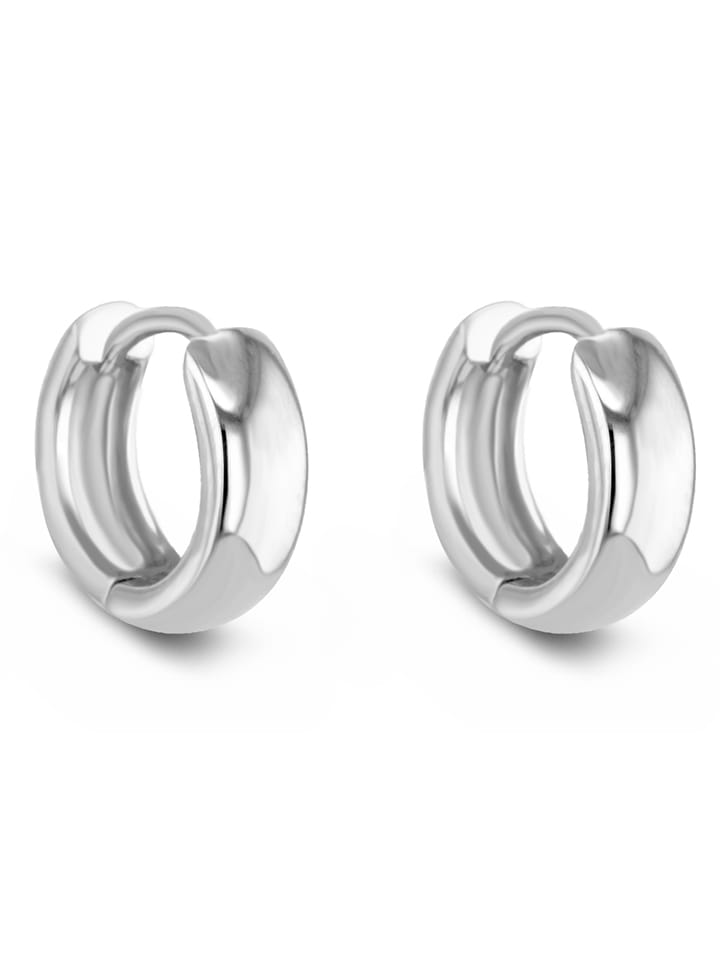 DI GIORGIO Srebrne kolczyki-kreole rozmiar: onesize