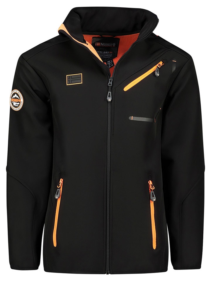 Geographical Norway Kurtka softshellowa "Tramway" w kolorze czarnym rozmiar: M