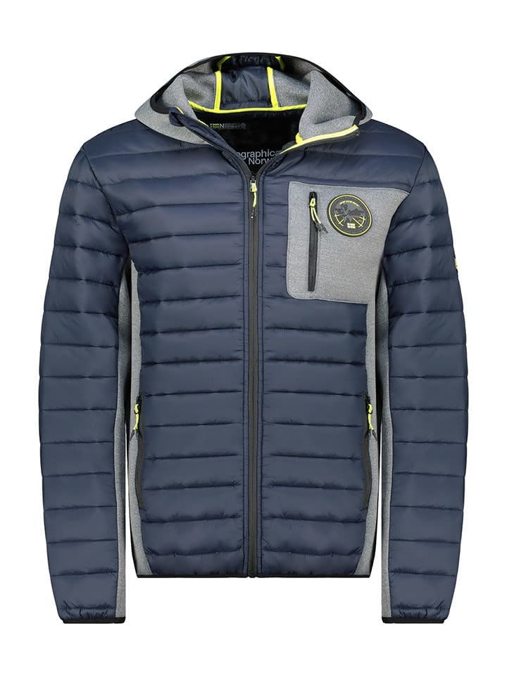 Geographical Norway Kurtka przejściowa "Boaz" w kolorze szaro-granatowym rozmiar: XXL