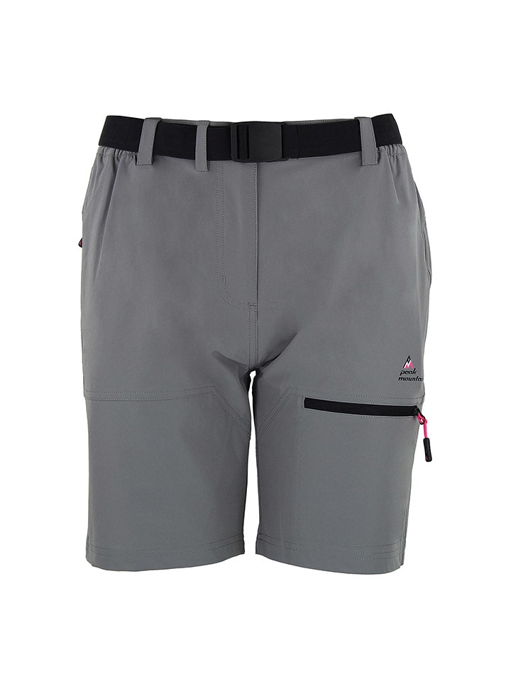 Peak Mountain Szorty funkcyjne "Ajasi" w kolorze szarym rozmiar: S
