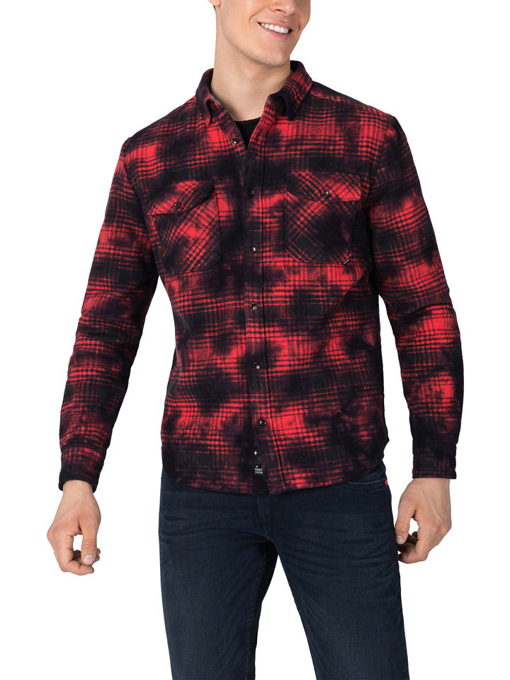 Timezone Koszula - Regular fit - w kolorze czerwonym rozmiar: XXL