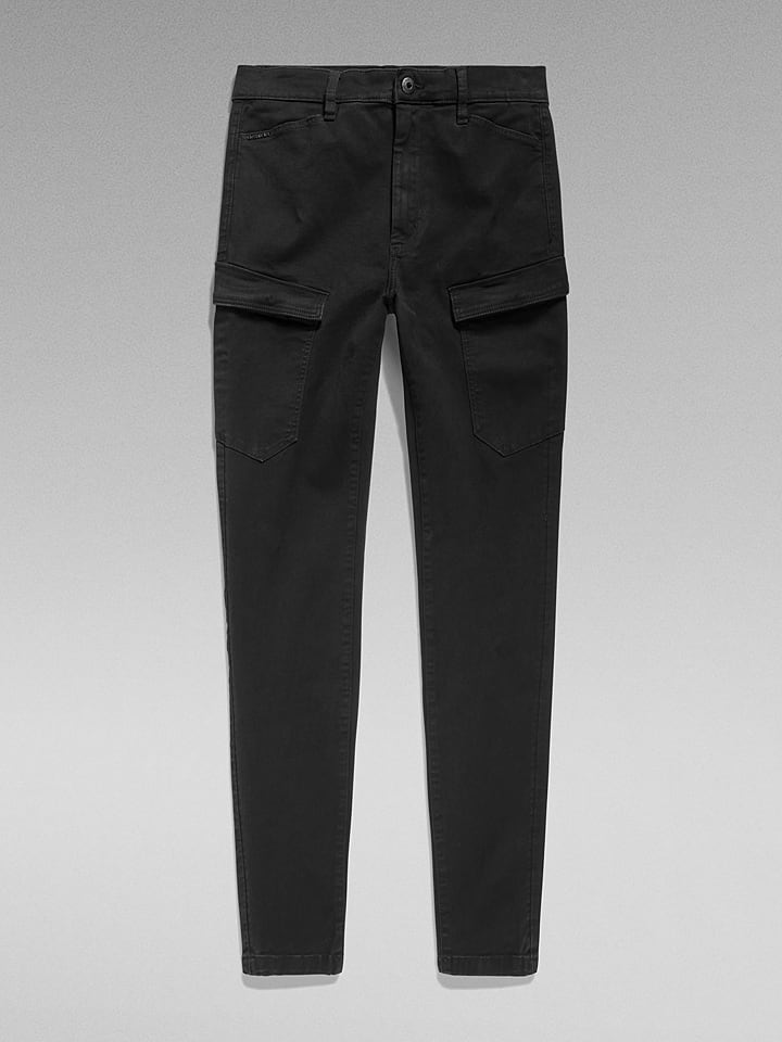 G-Star Bojówki - Skinny fit - w kolorze czarnym rozmiar: W30/L30