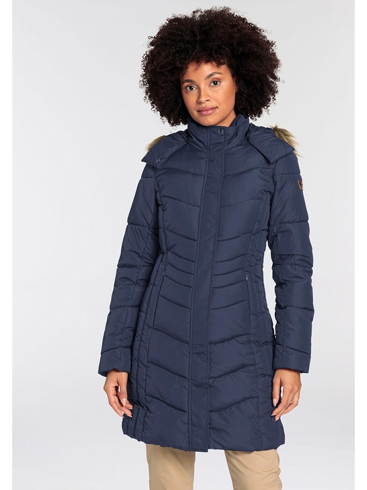 Icepeak Płaszcz pikowany "Paiva" w kolorze granatowym rozmiar: 36