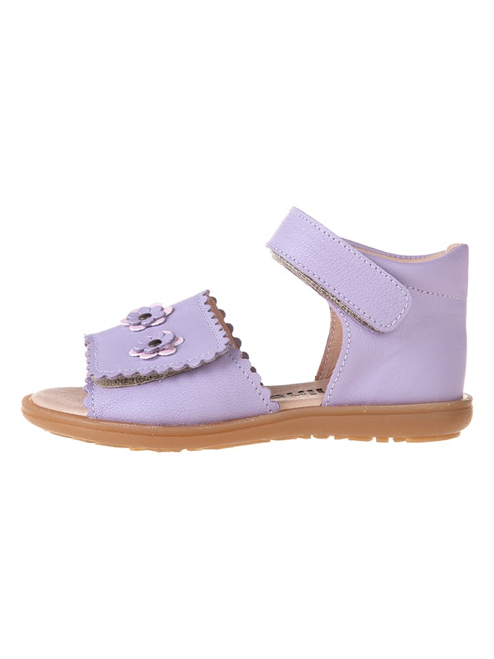 kmins Skórzane sandały w kolorze fioletowym rozmiar: 31