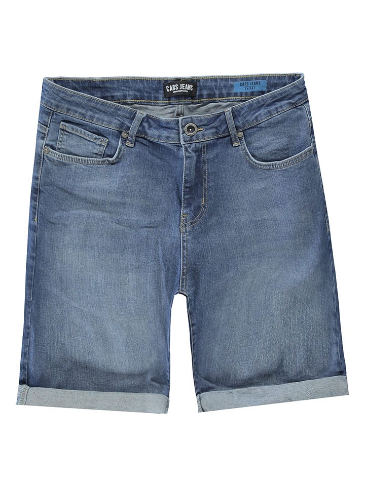 Cars Jeans Szorty dżinsowe "Heston" w kolorze niebieskim rozmiar: onesize