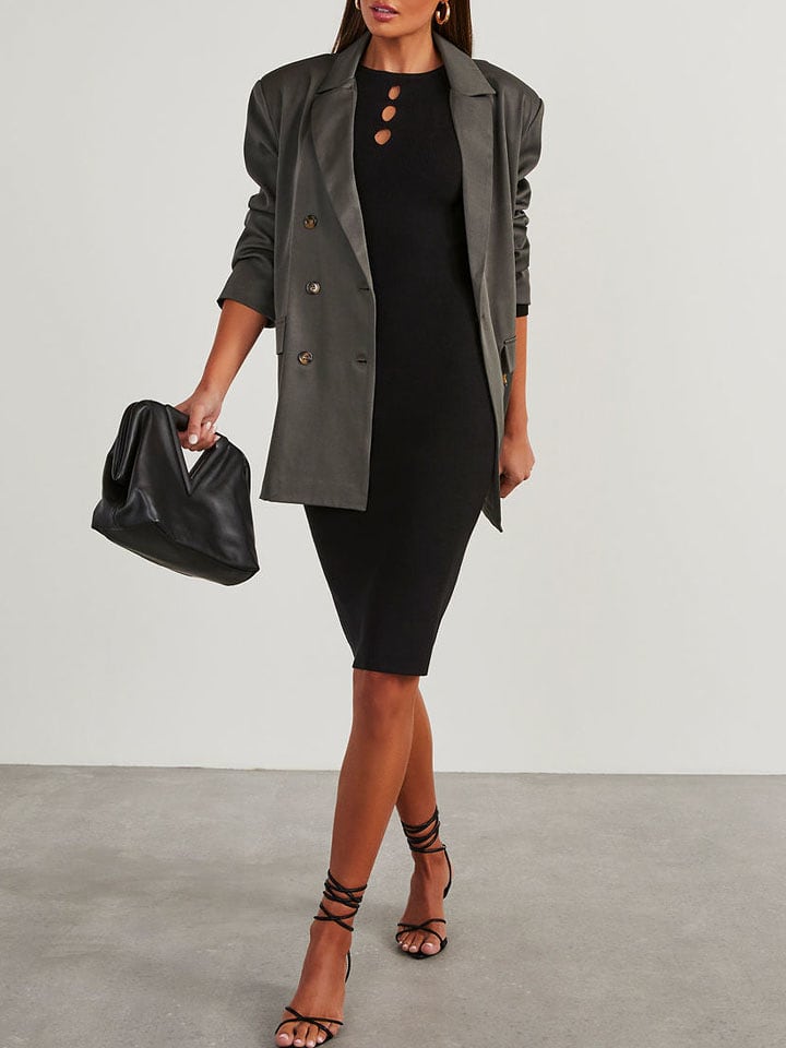 Milan Kiss Sukienka w kolorze czarnym rozmiar: XL