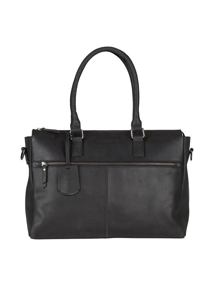 Burkely Skórzana torebka w kolorze czarnym rozmiar: onesize