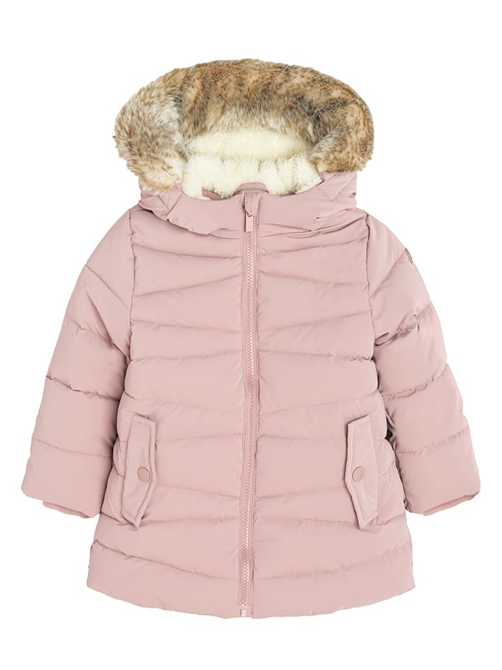 COOL CLUB Płaszcz zimowy w kolorze jasnoróżowym rozmiar: 128