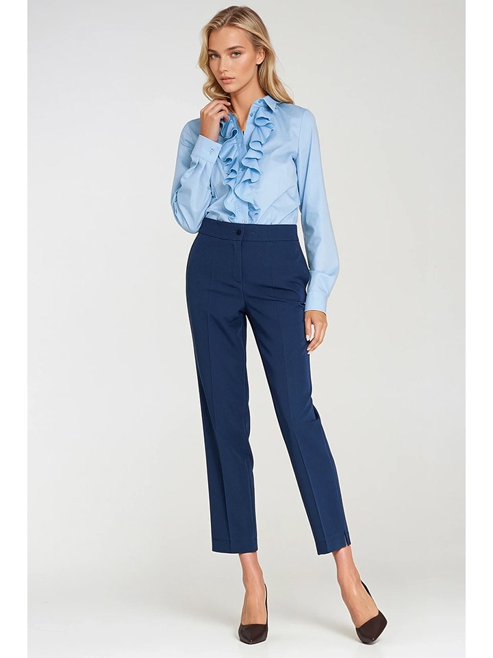 Nife Spodnie w kolorze niebieskim rozmiar: 38