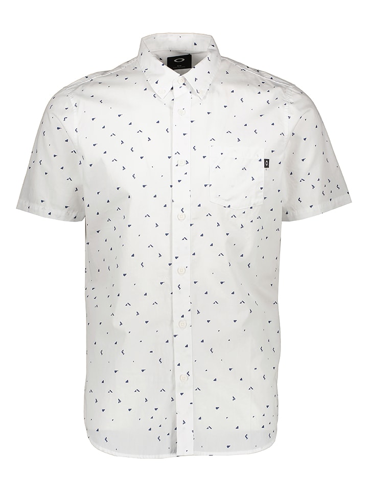 Oakley Koszula "Splash" - Slim fit - w kolorze białym rozmiar: XL
