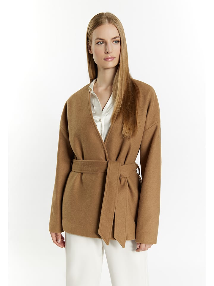 DreiMaster Kurtka przejściowa w kolorze jasnobrązowym rozmiar: L