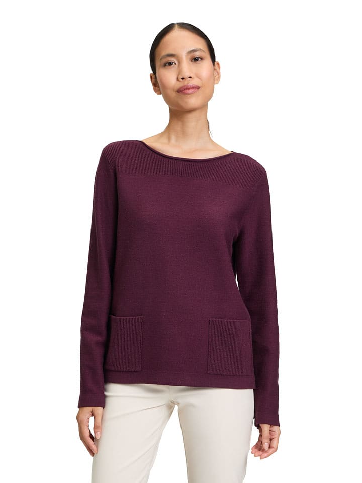 Betty Barclay Sweter w kolorze ciemnofioletowym rozmiar: 40