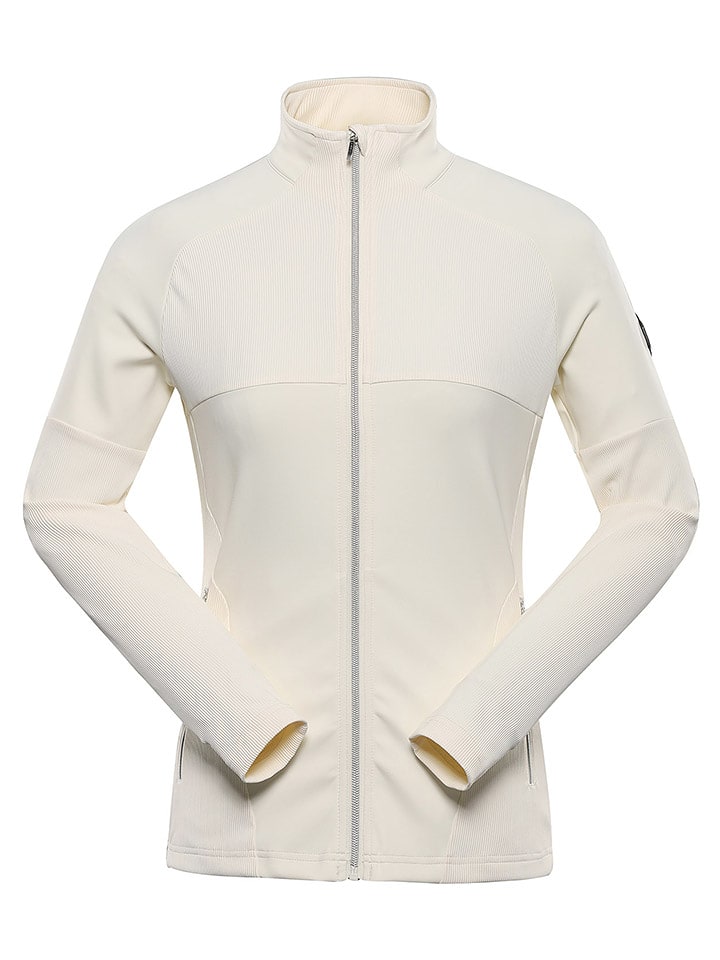 Alpine Pro Kurtka polarowa "Dozera" w kolorze kremowym rozmiar: M/L