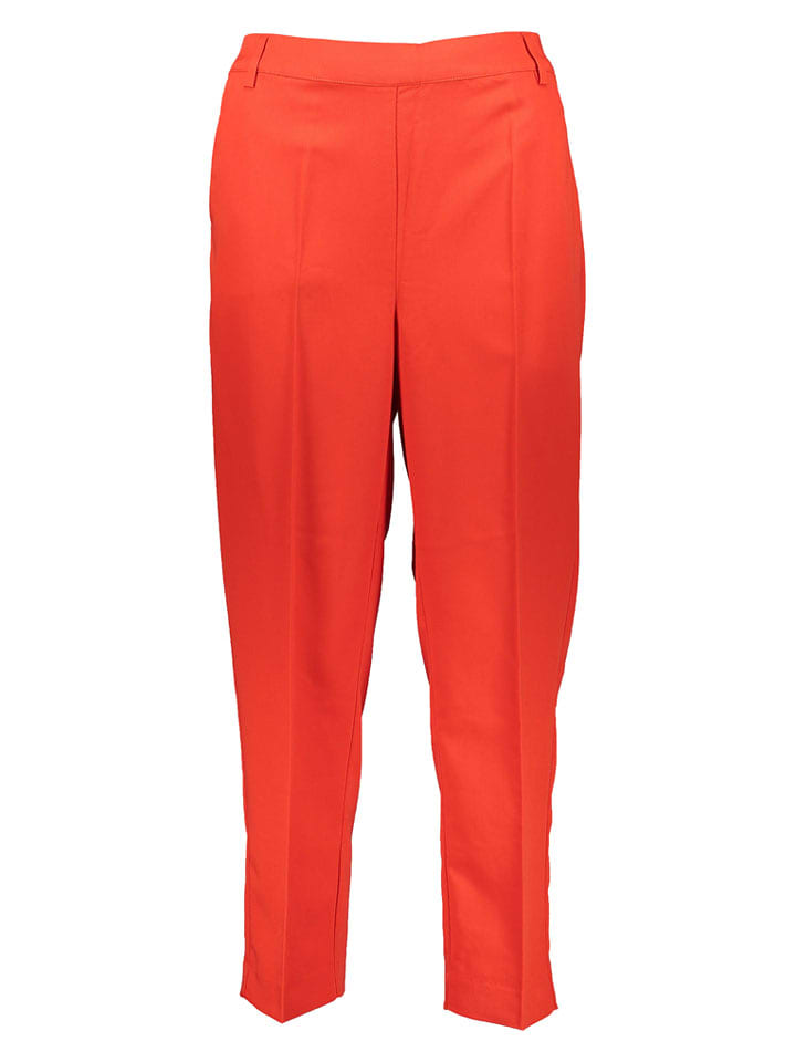 Kaffe Spodnie chino w kolorze czerwonym rozmiar: 42