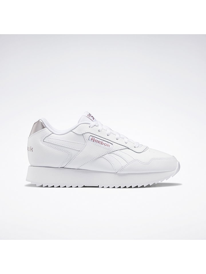 Reebok Skórzane sneakersy "Classic" w kolorze biało-jasnoróżowym rozmiar: 40