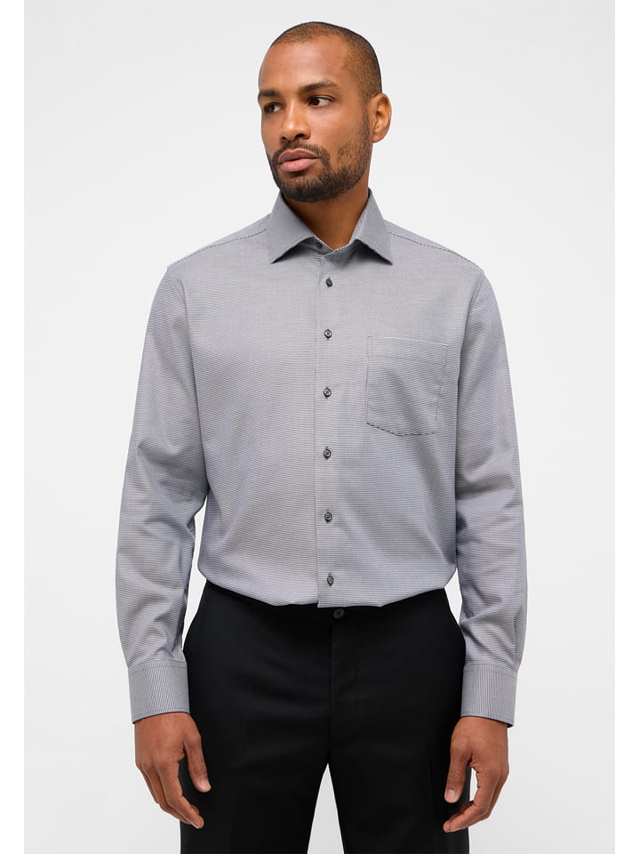 Eterna Koszula - Modern fit - w kolorze szarym rozmiar: 46