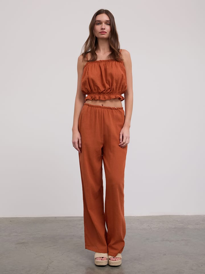 BGN Spodnie w kolorze pomarańczowym rozmiar: 34