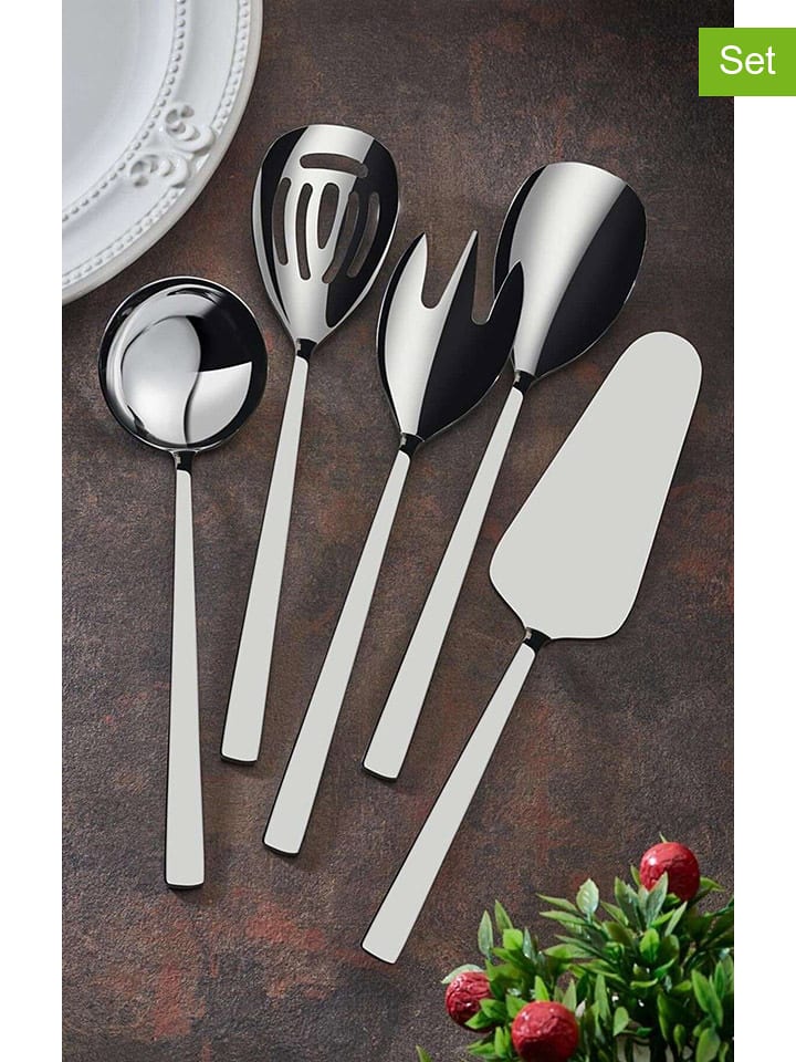 Hermia 5-częściowy zestaw w kolorze srebrnym rozmiar: onesize