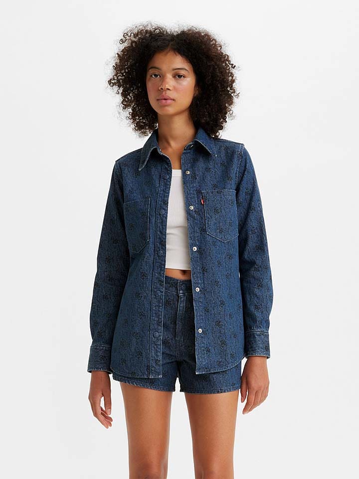 Levi's Koszula dżinsowa w kolorze granatowym rozmiar: M