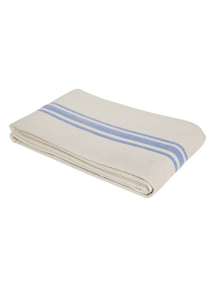 OYOY living design Obrus "Linu" w kolorze błękitno-kremowym - 260 x 140 cm rozmiar: onesize