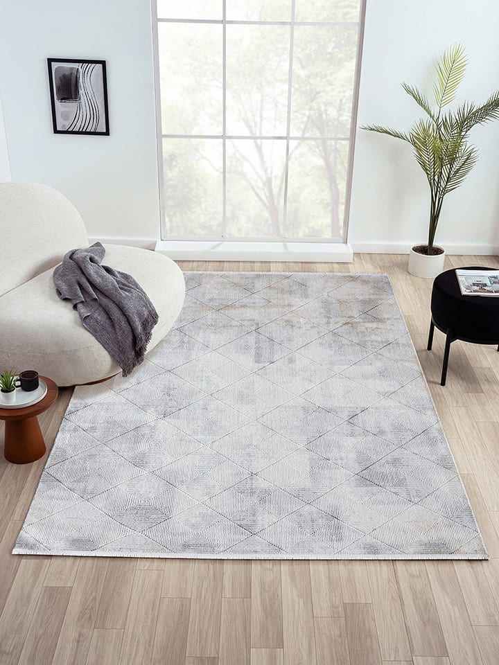 Mioli Dywan "Parla" w kolorze beżowo-szaro-jasnobrązowym rozmiar: 80x150 cm