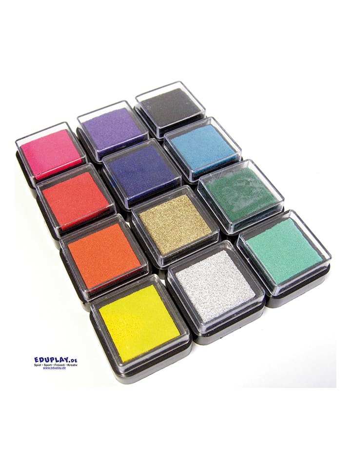 Eduplay Mini poduszki do stempli (12 szt.) - 3+ rozmiar: onesize