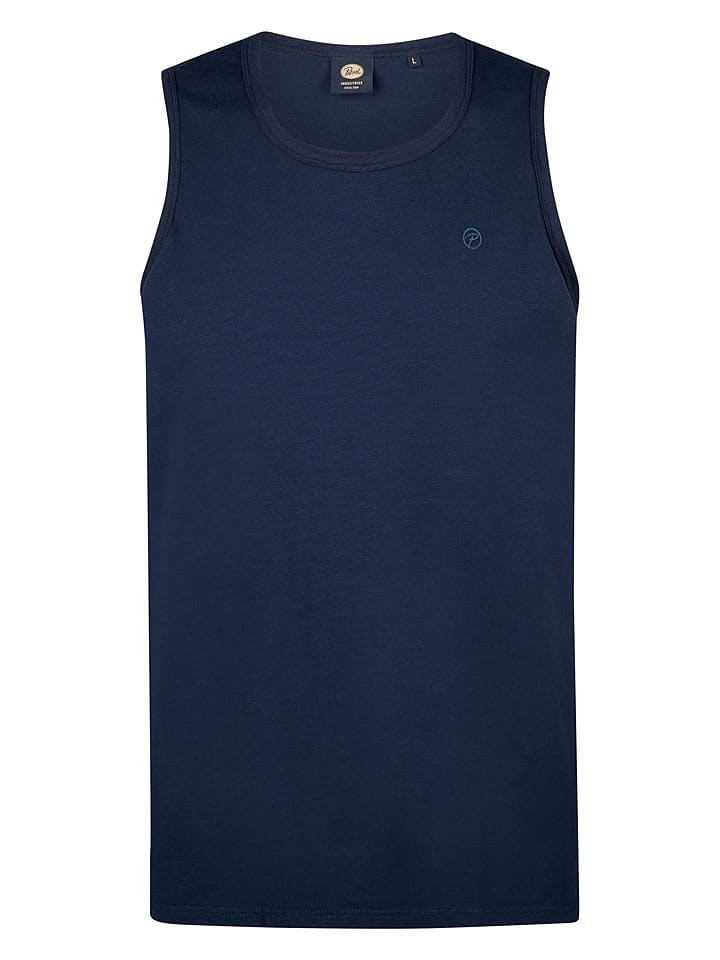 Petrol Industries Top w kolorze granatowym rozmiar: XL