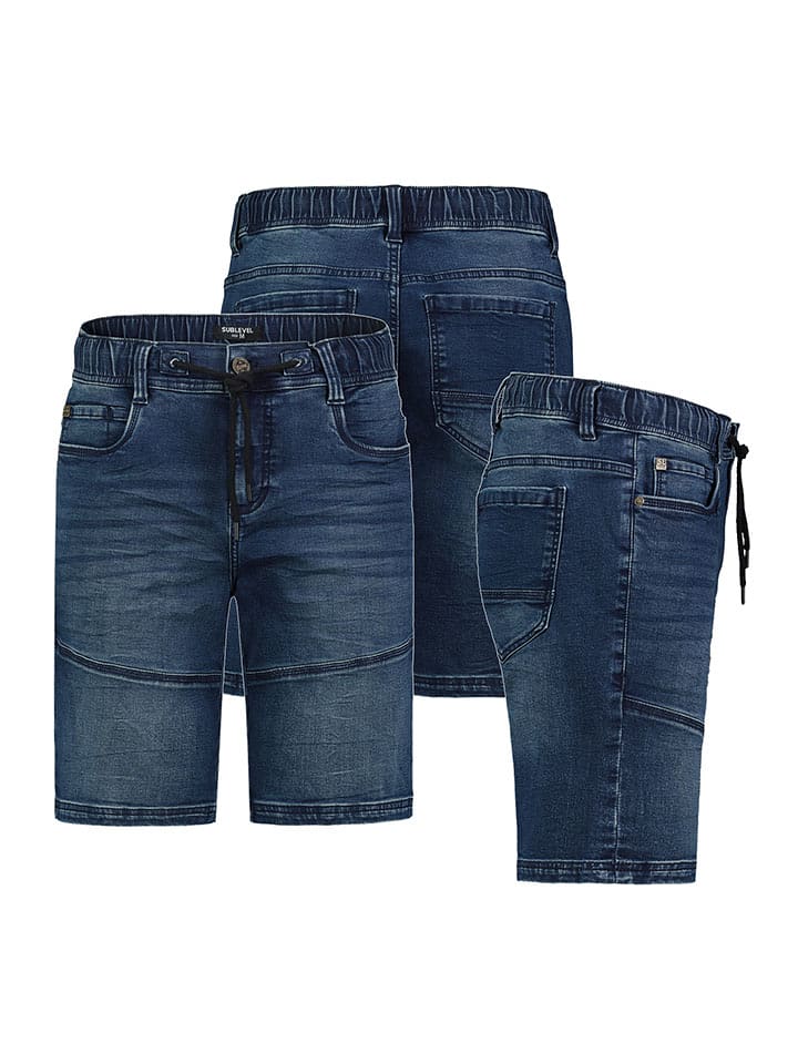 Sublevel Bermudy dżinsowe w kolorze granatowym rozmiar: W30