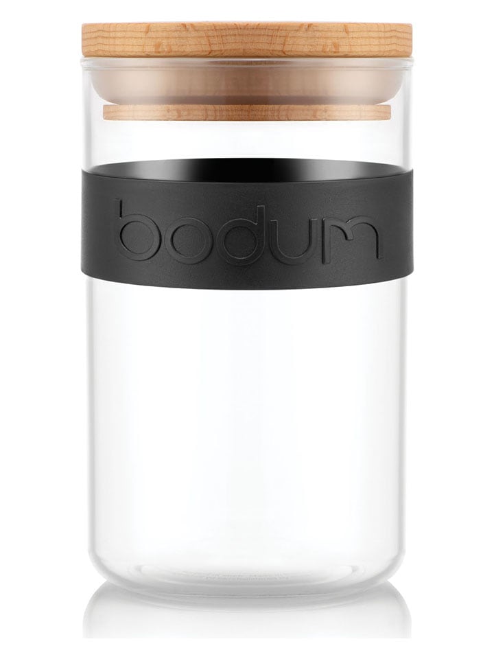 bodum Słoik "Bistro" w kolorze czarno-beżowym - 600 ml rozmiar: onesize