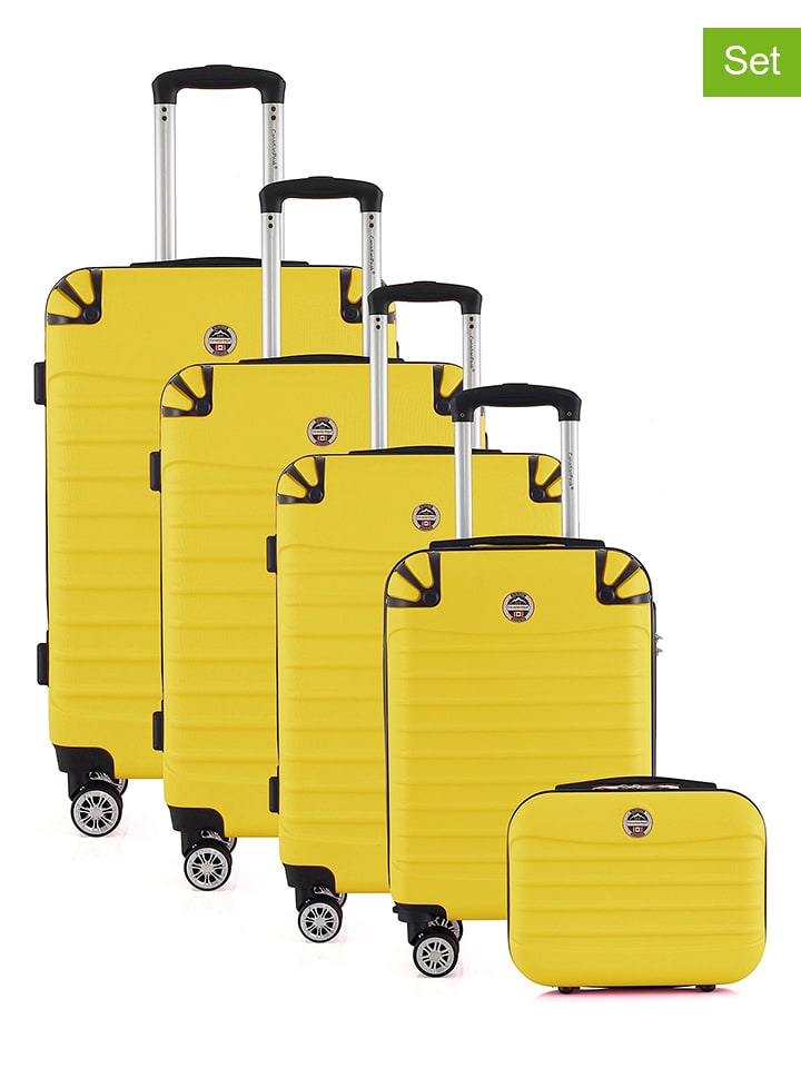 Canadian Peak 5-częściowy zestaw "Shokeak" w kolorze żółtym rozmiar: onesize