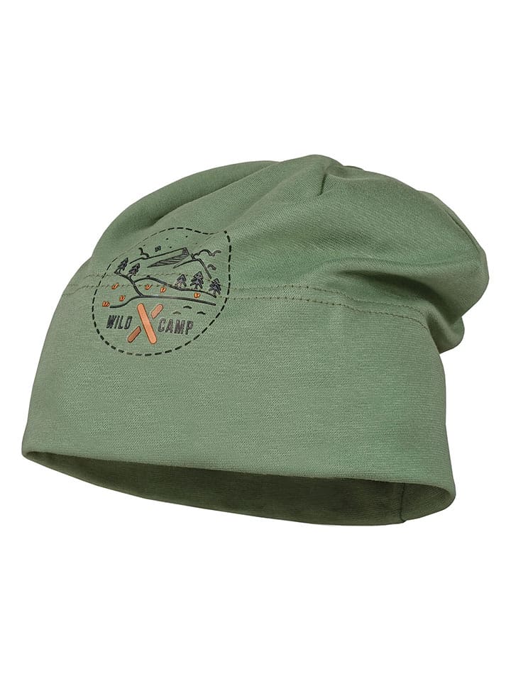 MaxiMo Czapka beanie w kolorze zielonym rozmiar: 53 cm