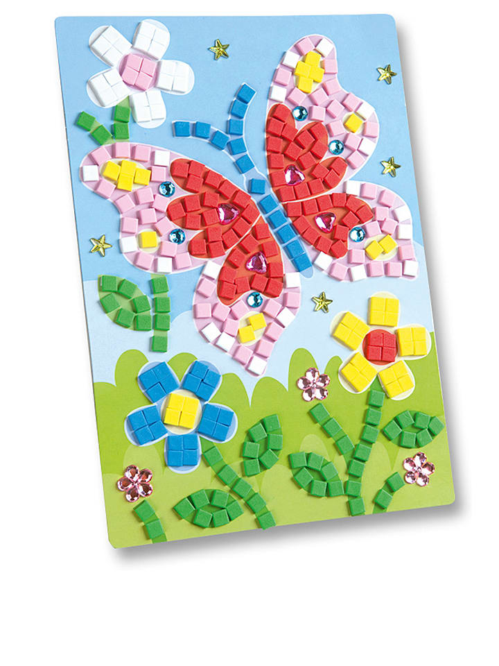 folia PAPER Zestaw mozaiki "Butterfly" z gumy piankowej - 3+ rozmiar: onesize