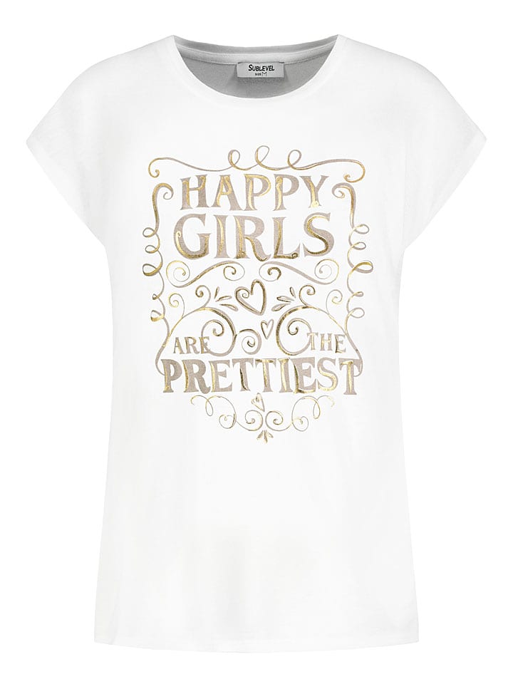 Sublevel Koszulka w kolorze białym rozmiar: L