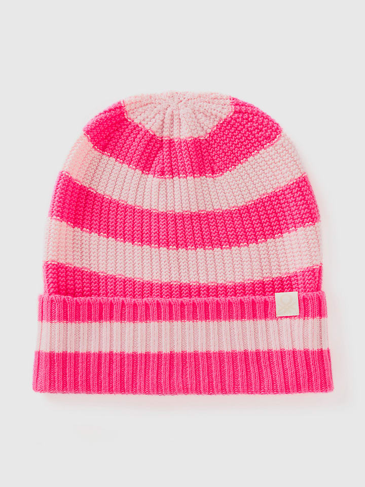 Benetton Czapka w kolorze różowym rozmiar: 168