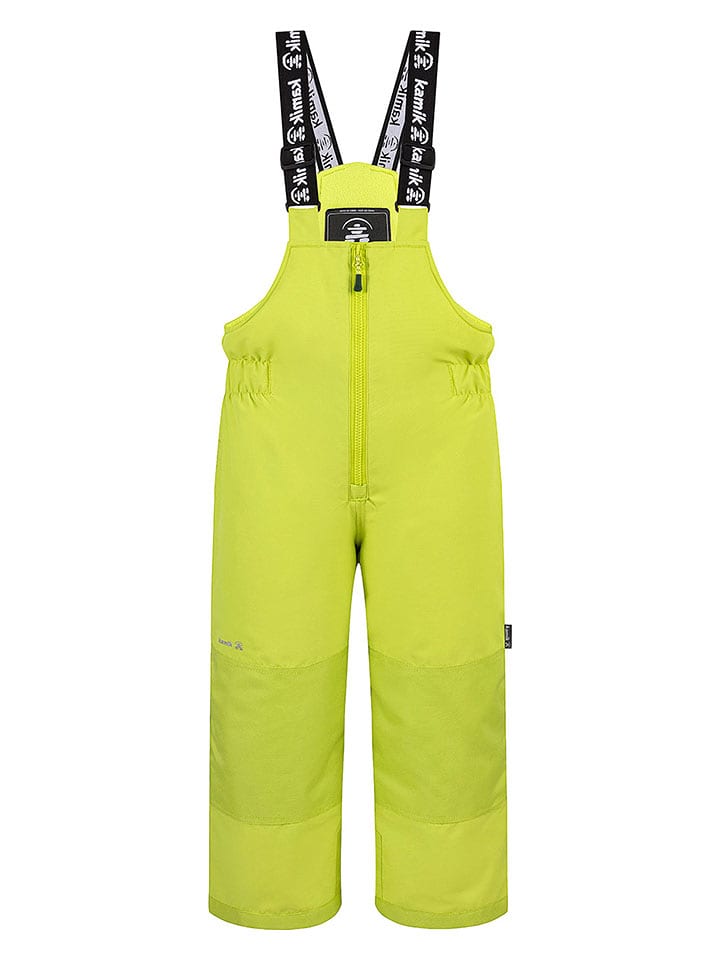 Kamik Spodnie narciarskie "Winkie" w kolorze zielonym rozmiar: 116