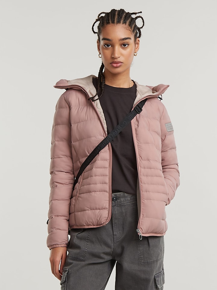 G-Star Kurtka pikowana w kolorze jasnoróżowym rozmiar: M