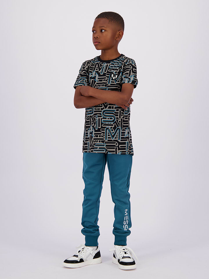 Messi Koszulka w kolorze czarno-niebieskim rozmiar: 104